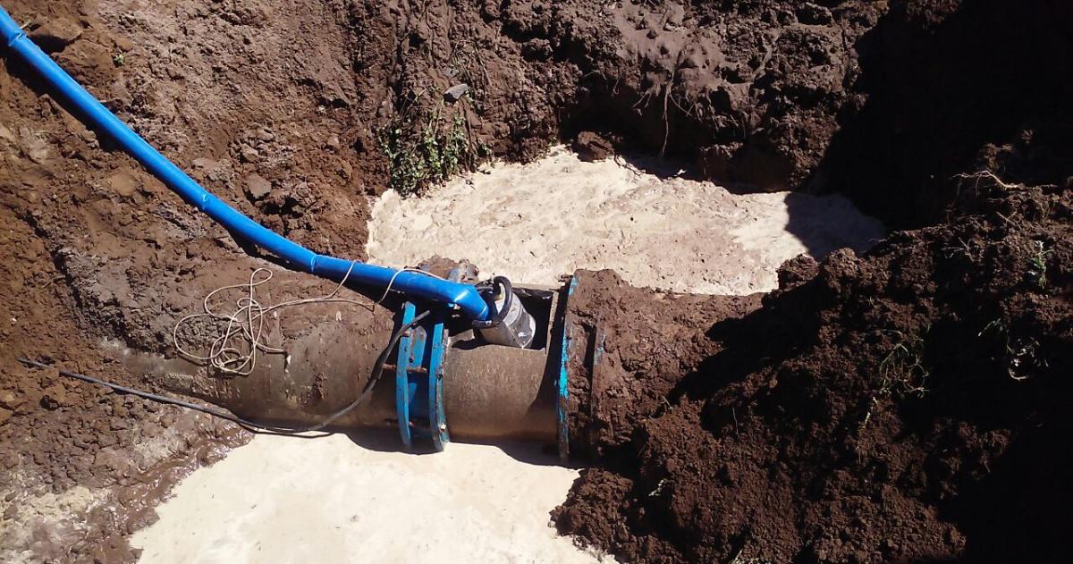 Otra rotura el Acueducto del Riacuteo Colorado- reducen en un 50-en-porciento- el suministro de agua