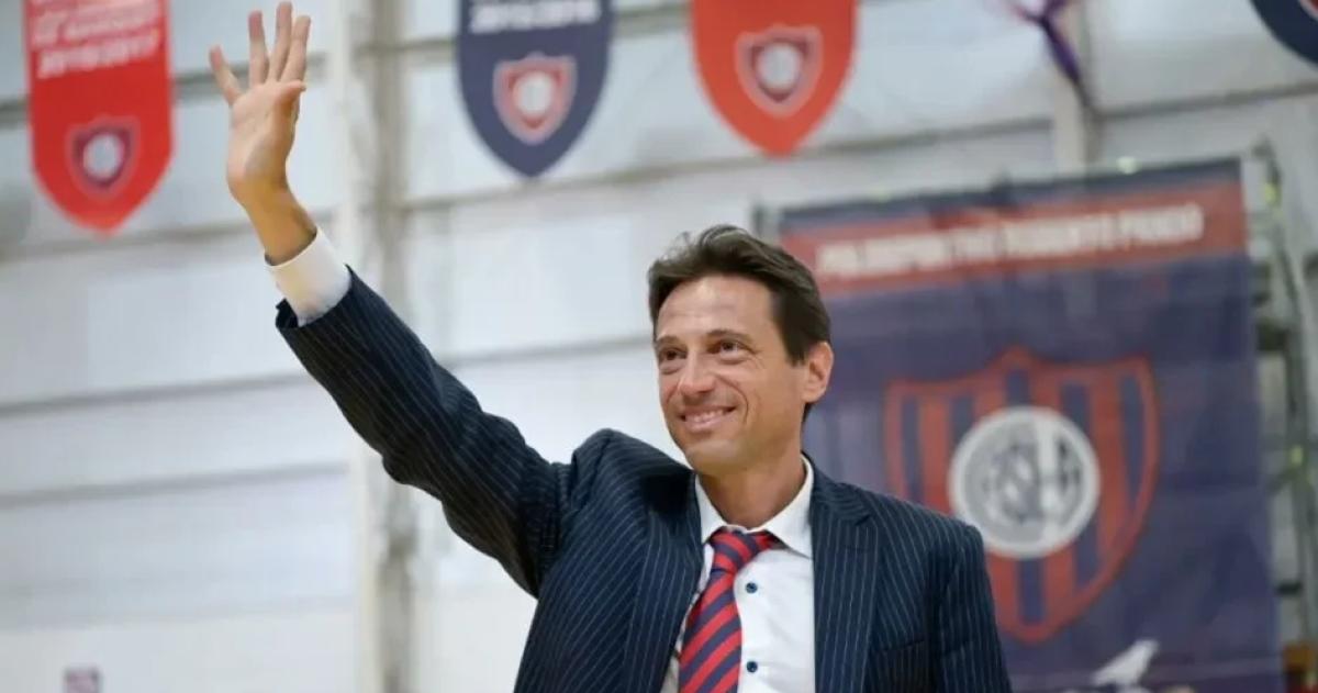 Moretti reaparecioacute en San Lorenzo tras levantar su licencia