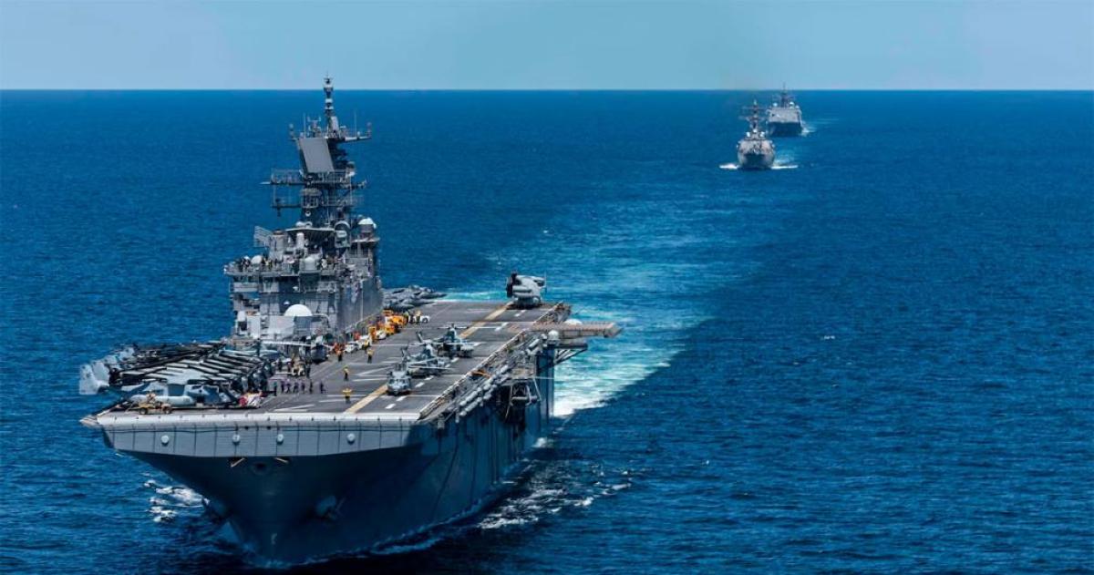 Estados Unidos despliega un escuadroacuten anfibio frente a las costas de Venezuela en su lucha contra los caacuterteles de drogas