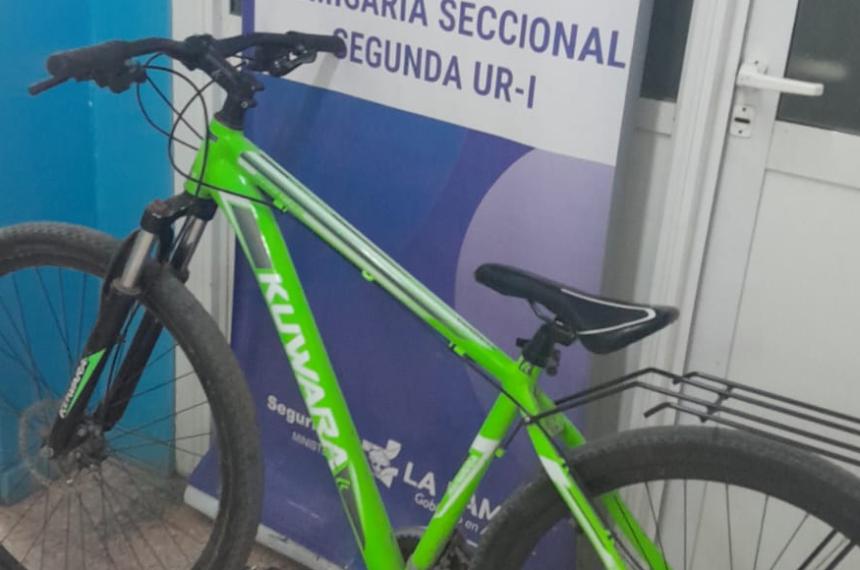 Recuperaron una bici robada