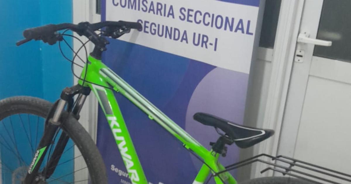 Recuperaron una bici robada
