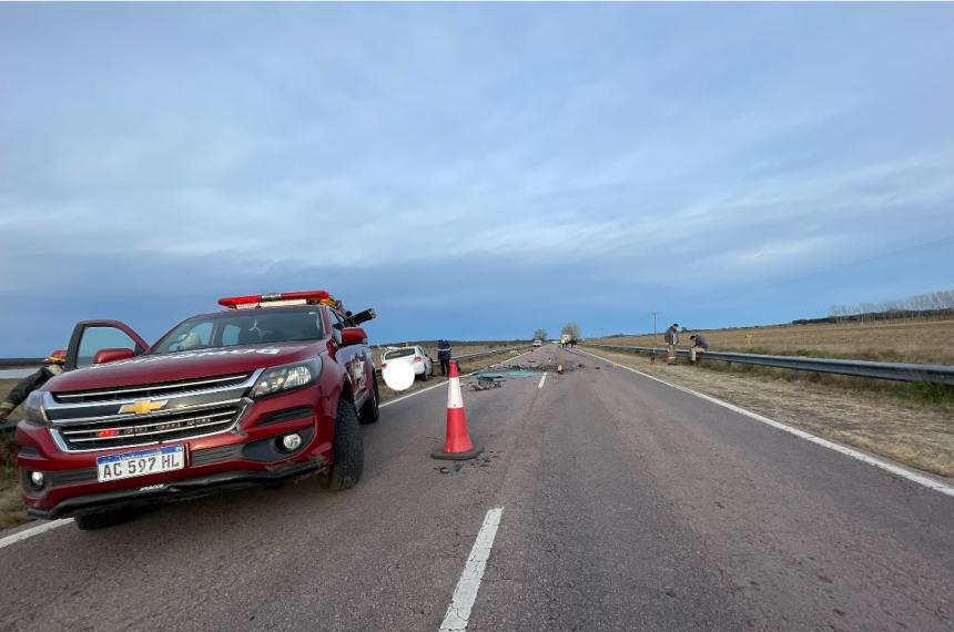Una automovilista murioacute en un choque frontal en la Ruta 152