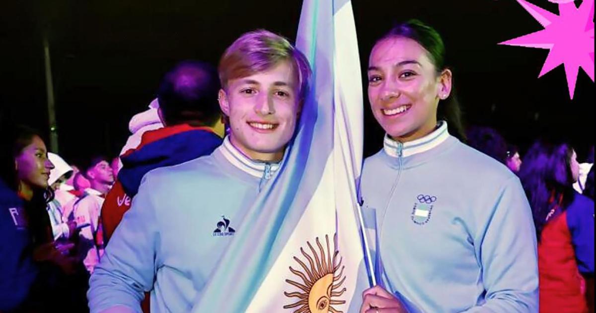 Paulina Barreiro fue la abanderada argentina en el cierre de los Panamericanos Junior
