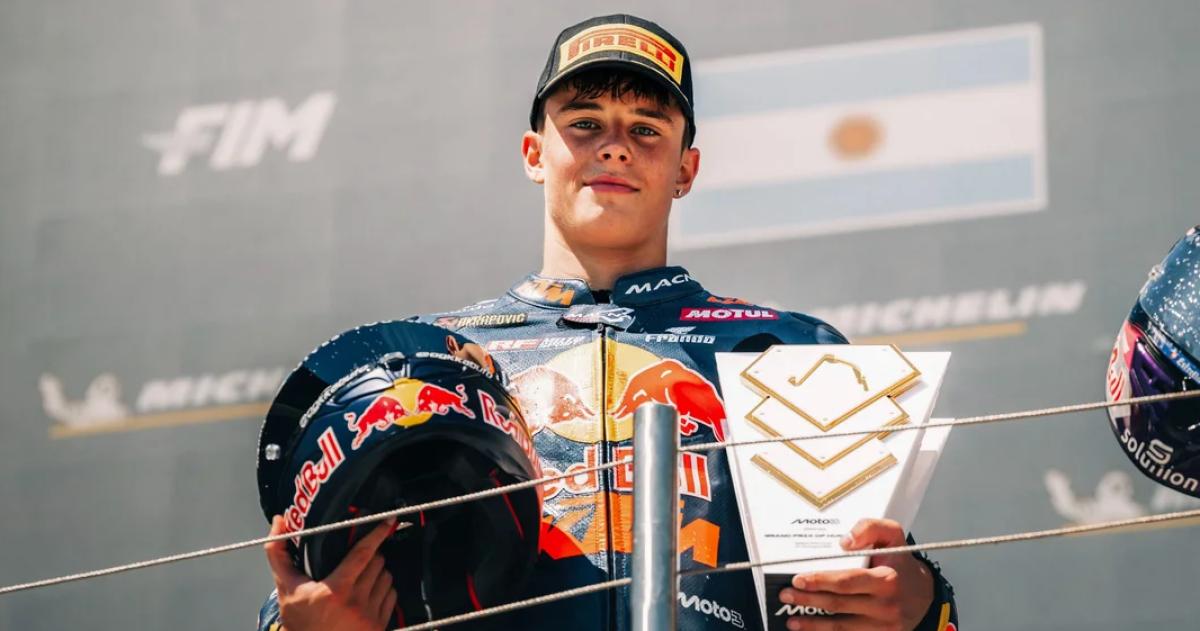 Perrone terminoacute segundo en el Moto3 en una definicioacuten increiacuteble