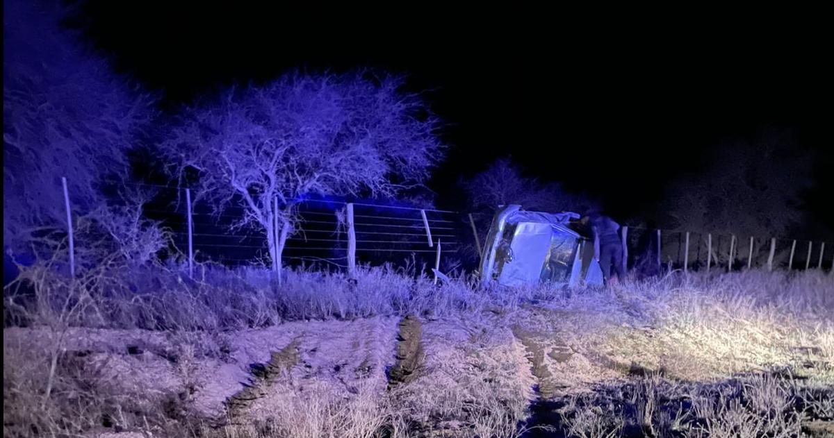 Un automovilista volcoacute en la Ruta 9 cerca de Toay