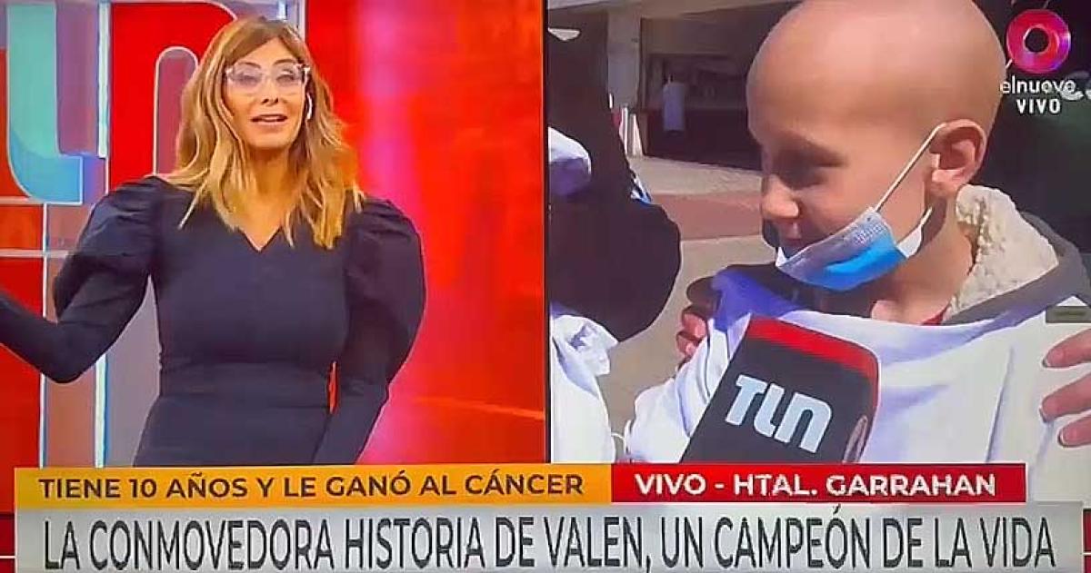 Valentiacuten el nintildeo pampeano que tocoacute la campana de la esperanza gracias al Garrahan