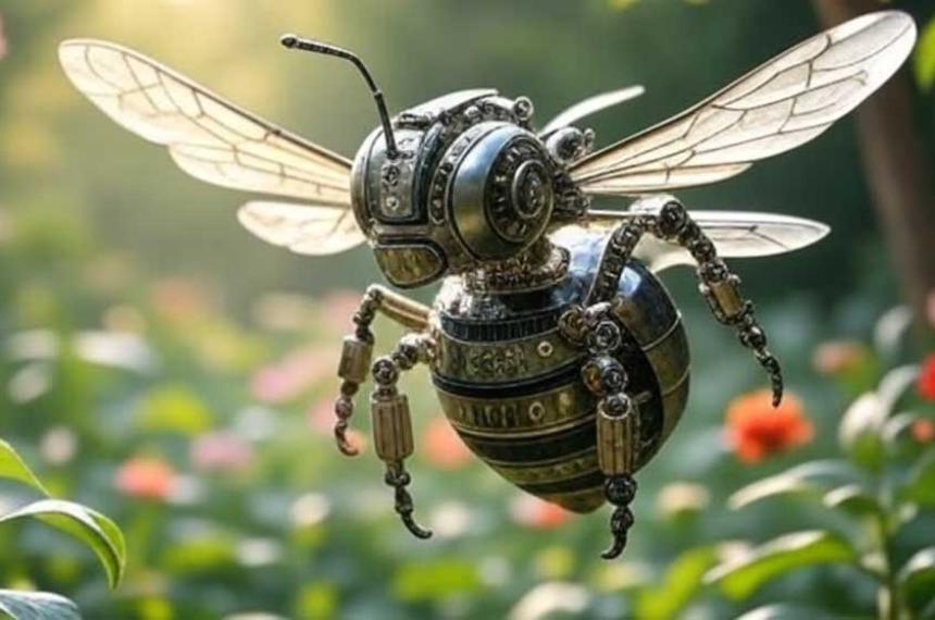 El robot insecto del MIT que puede polinizar rescatar y explorar en Marte