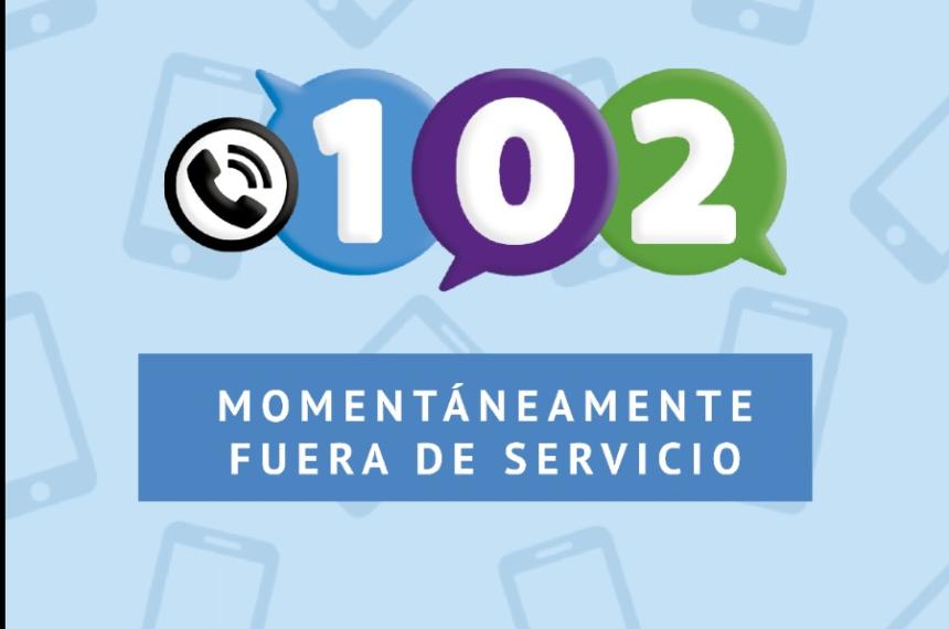 La Liacutenea 102 se encuentra momentaacuteneamente fuera de servicio en la provincia