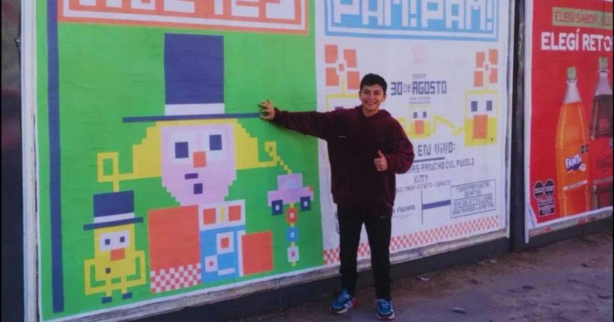 Pamilo Ceirone inaugura ABC 123 en la Pieza Rosa