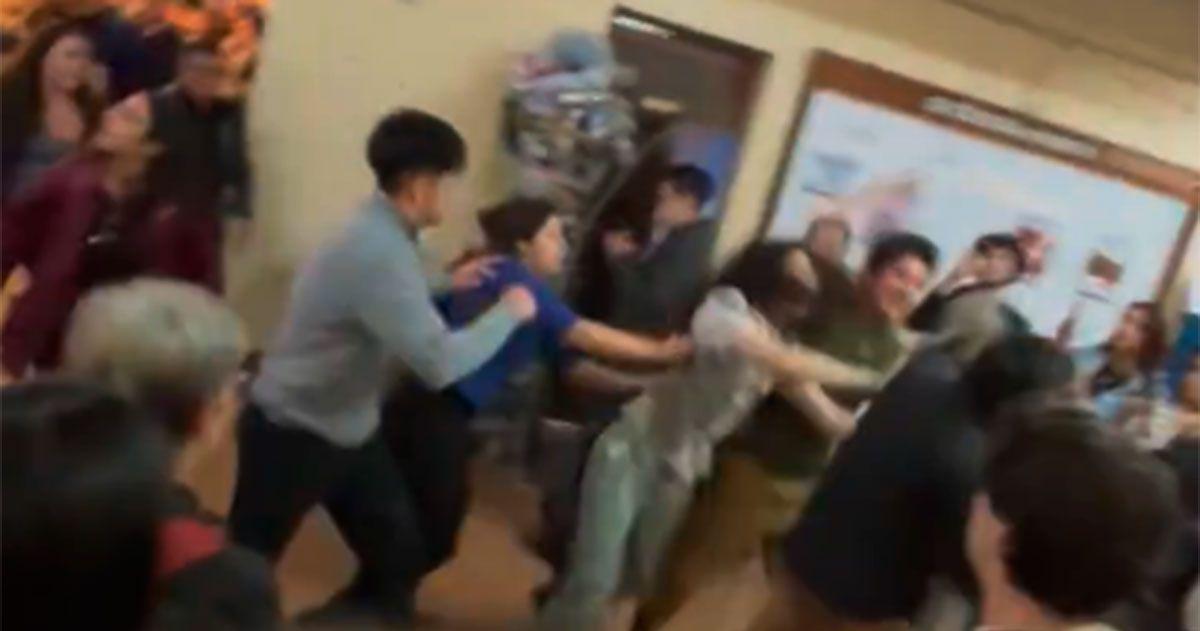 Violencia en la UBA- pintildeas banderas y un pase de facturas entre el Gobierno y la universidad