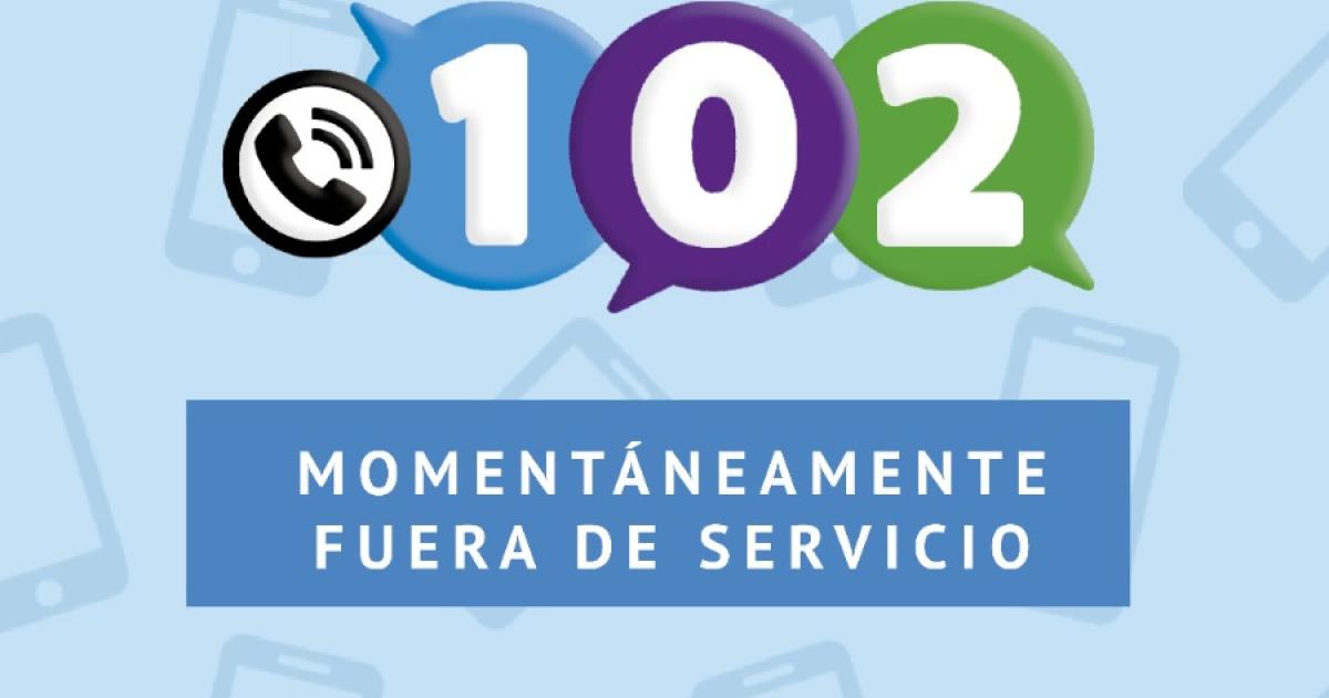 La Liacutenea 102 se encuentra momentaacuteneamente fuera de servicio en la provincia