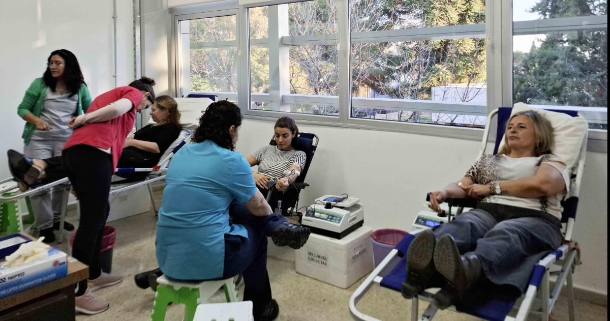 Colectaron sangre en el Tribunal de Cuentas