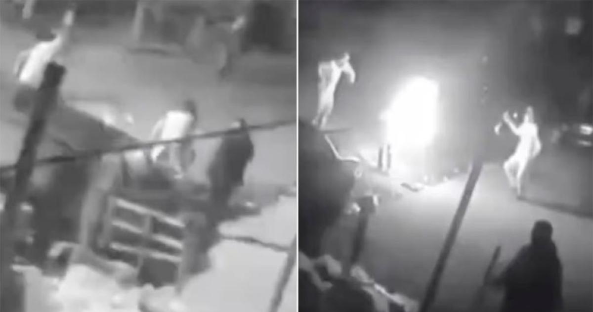 Femicidio brutal en San Martiacuten- matoacute a su expareja prendieacutendola fuego en plena calle