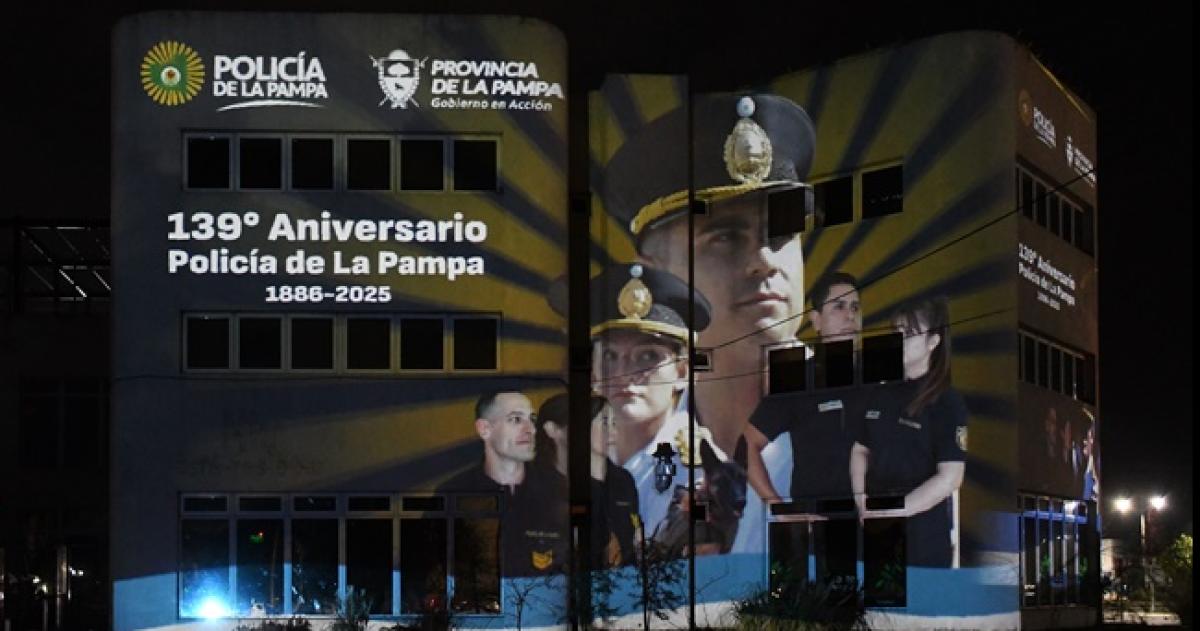 La Policiacutea de La Pampa celebra su 139 aniversario