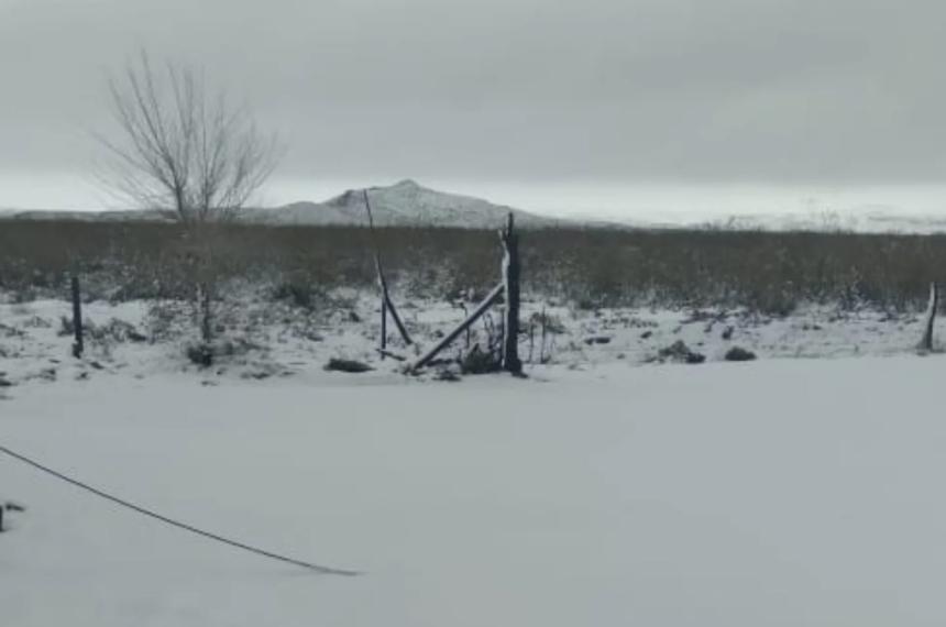 La tormenta de Santa Rosa trajo nieve a La Humada
