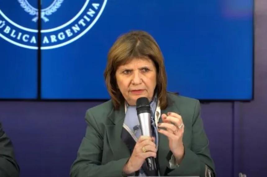 Denunciaron penalmente a Patricia Bullrich por pedir allanamientos a periodistas