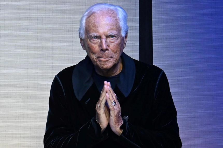 Murioacute Giorgio Armani rey de la moda italiana 