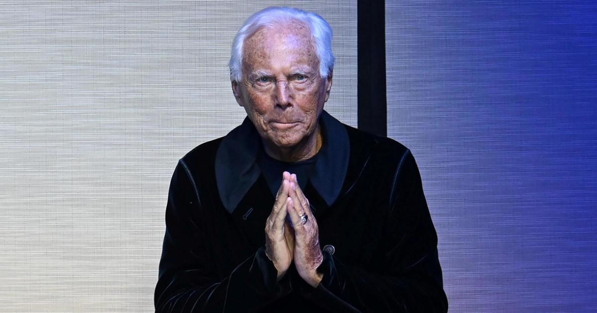 Murioacute Giorgio Armani rey de la moda italiana 