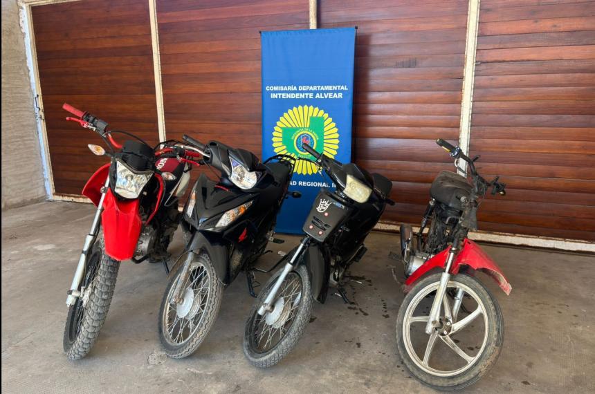 Intendente Alvear- secuestraron motocicletas utilizadas en maniobras peligrosas