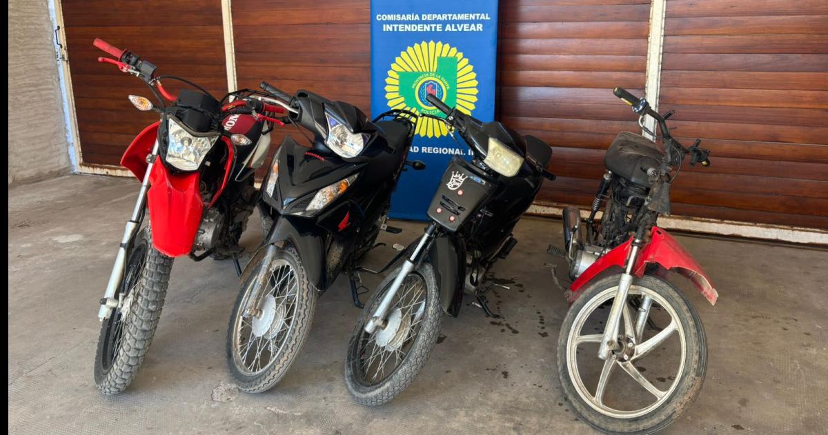 Intendente Alvear- secuestraron motocicletas utilizadas en maniobras peligrosas
