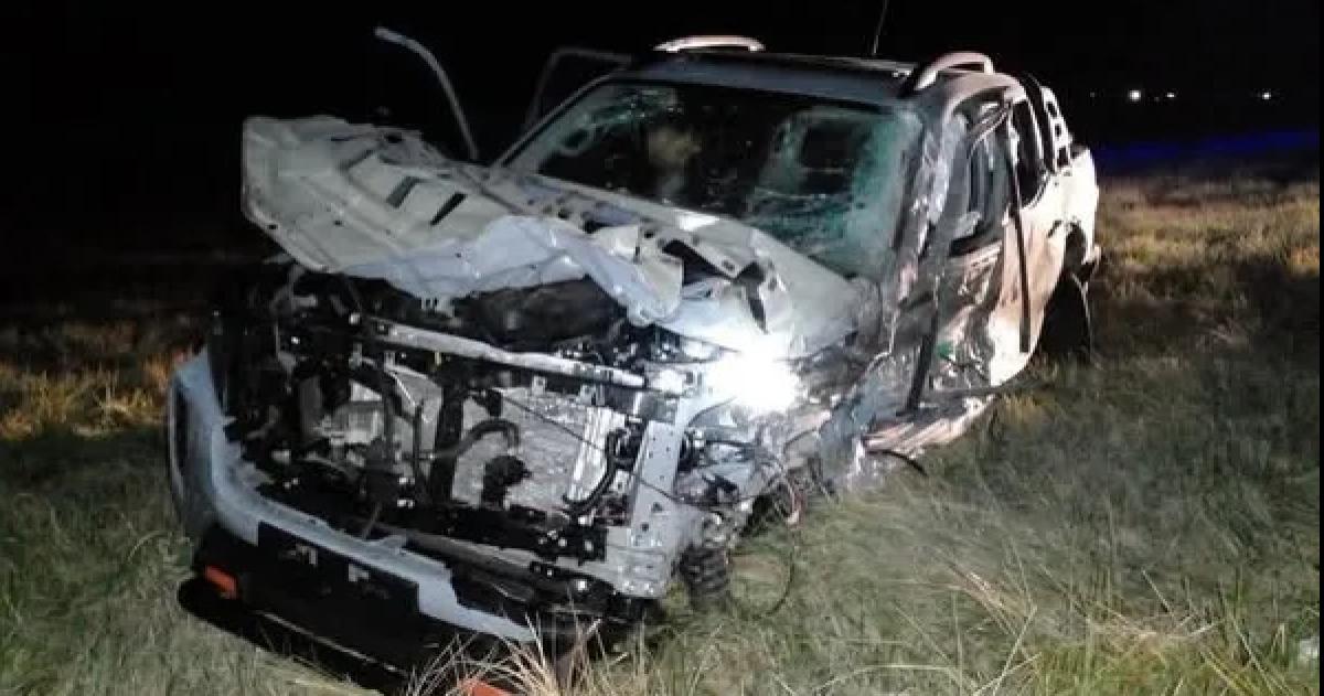 Un pampeano herido tras un choque frontal en la Ruta 3