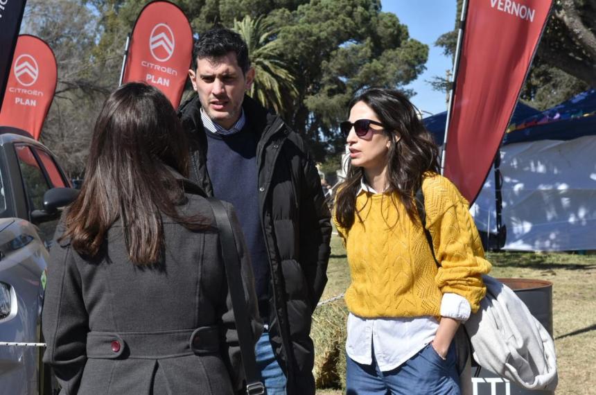 Guidugli y Forte recorrieron la Expo Rural de General Pico
