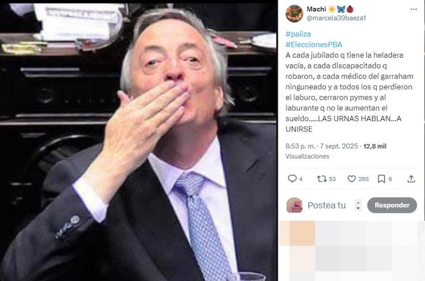 Paliza la tendencia en X- euforia en el peronismo a la espera de los resultados