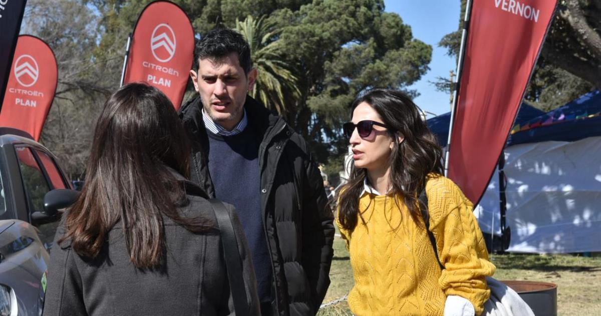 Guidugli y Forte recorrieron la Expo Rural de General Pico