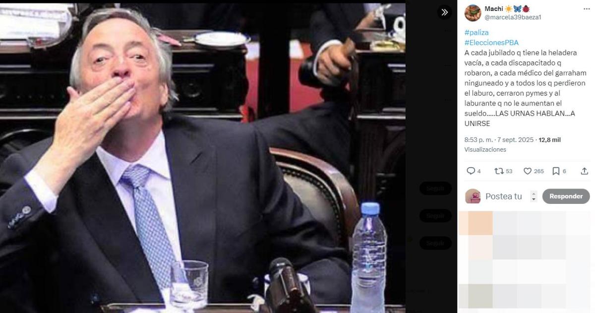Paliza la tendencia en X- euforia en el peronismo a la espera de los resultados