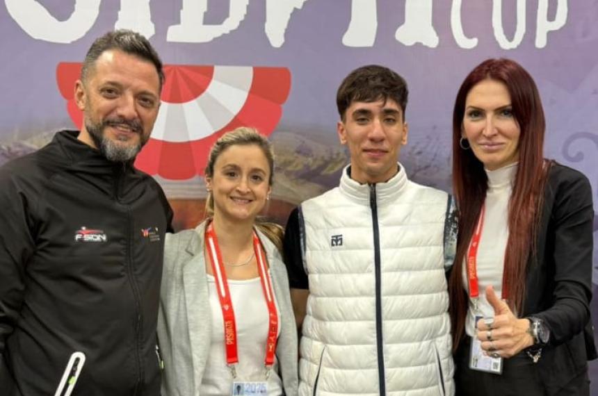 Labriola en la Copa Presidentes de taekwondo