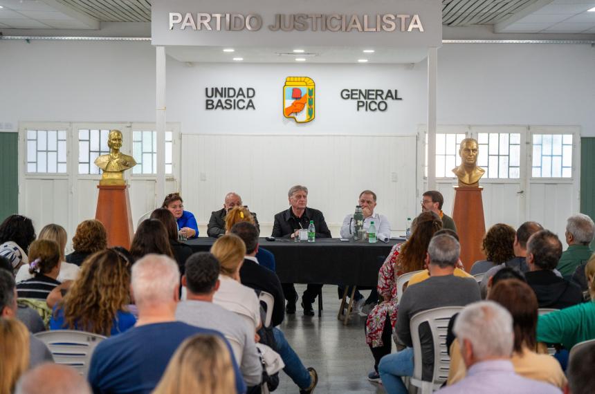 Ziliotto en Pico y sin Alonso bajoacute liacutenea para organizar la campantildea