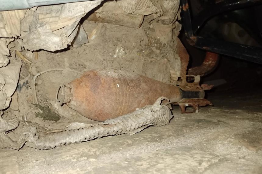Detonaron un proyectil de mortero y una granada en General Acha