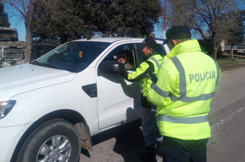 Nueve conductores alcoholizados y un intento de picadas frustrado
