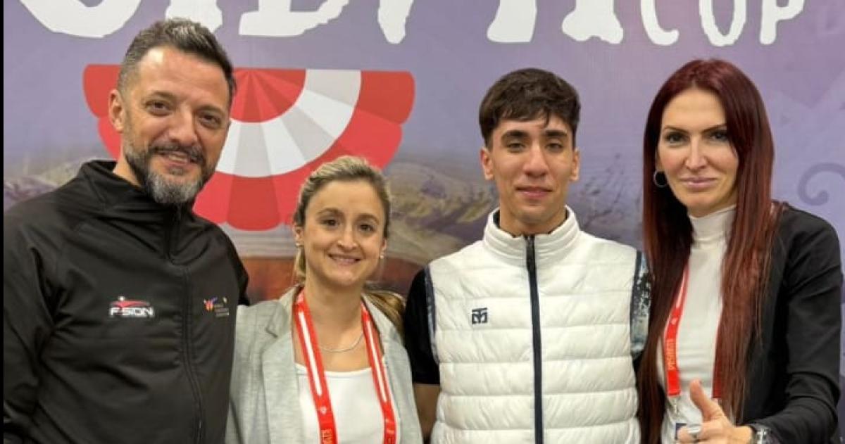 Labriola en la Copa Presidentes de taekwondo