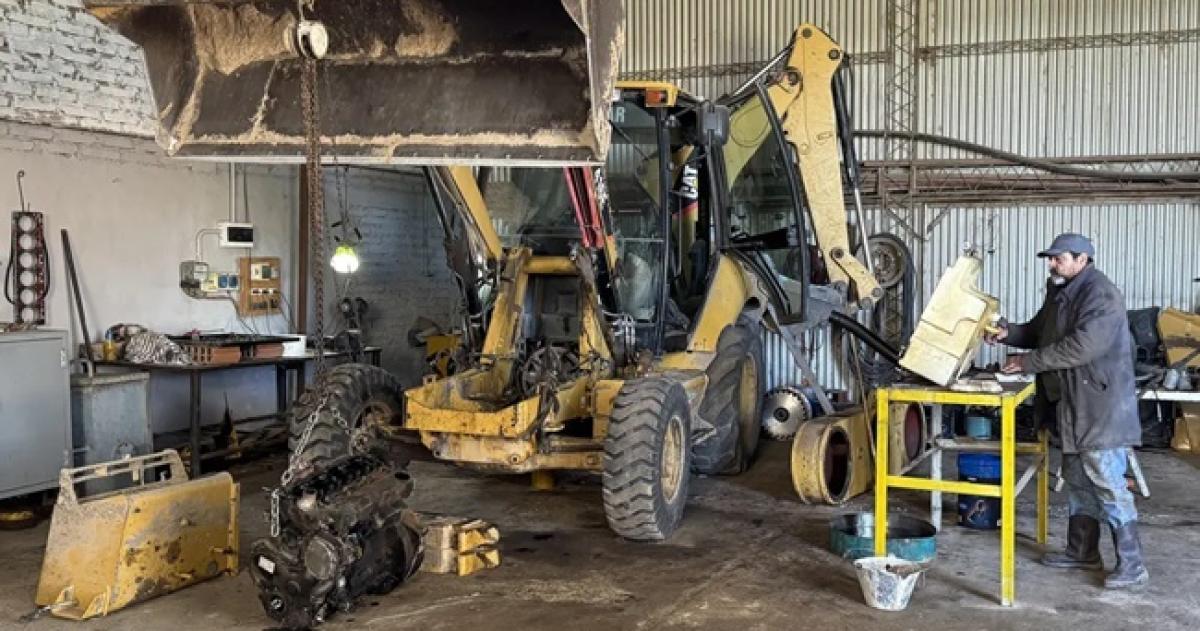 Realicoacute- instalaron un taller mecaacutenico municipal en lugar de comprar maquinaria