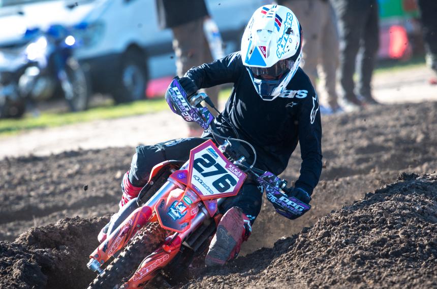 Podio de Benja Juaacuterez en el campeonato Argentino 