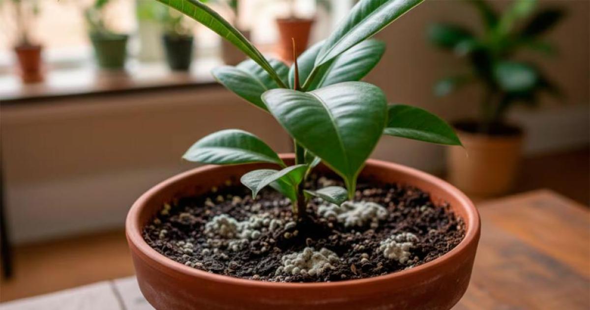 iquestPor queacute la tierra de tus plantas se pone blanca y coacutemo solucionarlo