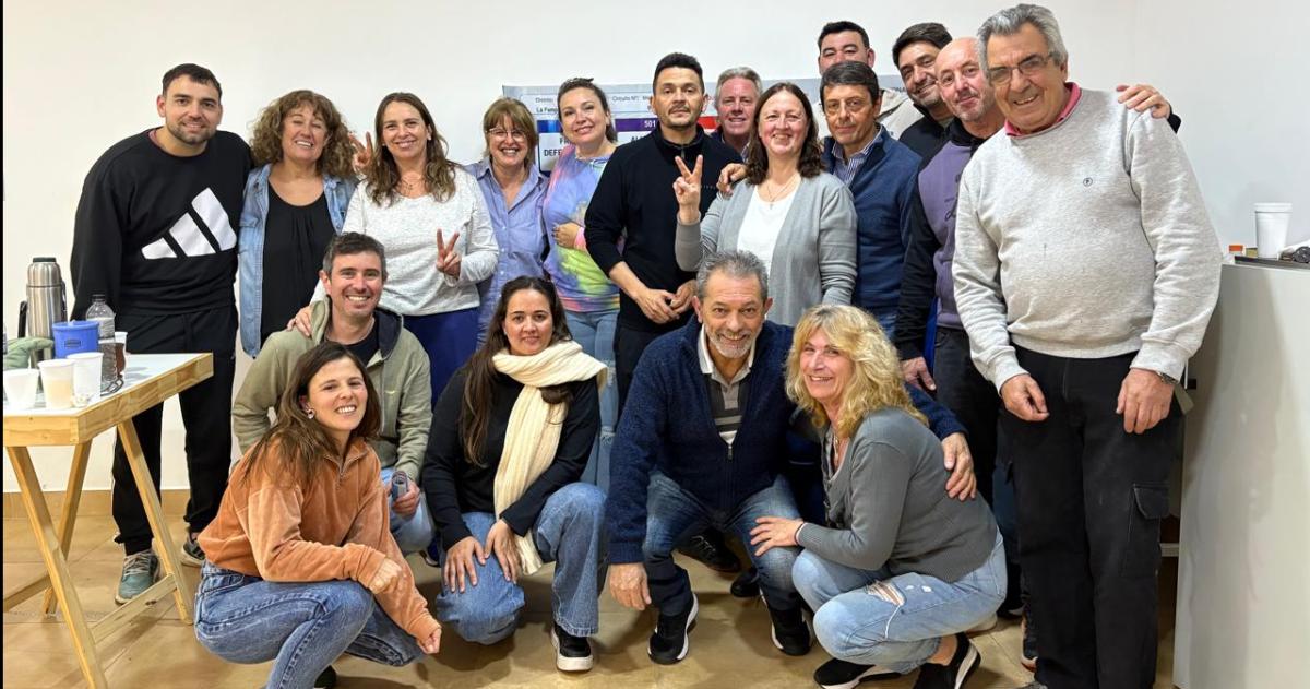 El PJ pampeano desplegoacute su estrategia electoral en el sur