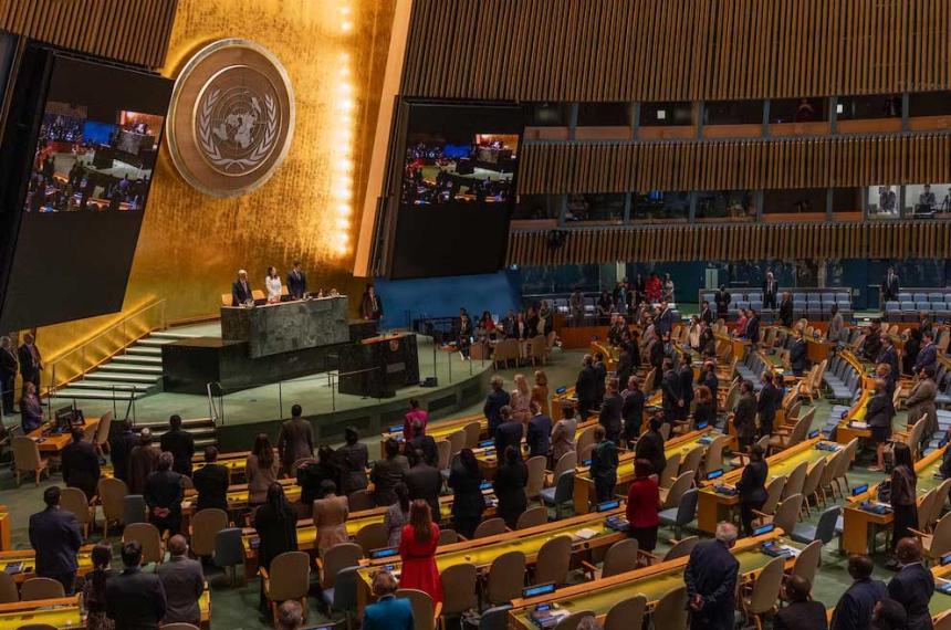 La ONU avaloacute la solucioacuten de los dos Estados para Palestina e Israel- Argentina votoacute en contra
