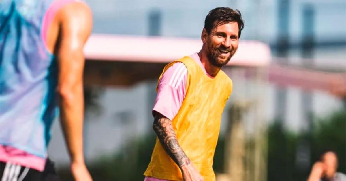 Messi entrenoacute sin problemas y seraacute titular en Inter Miami ante Charlotte