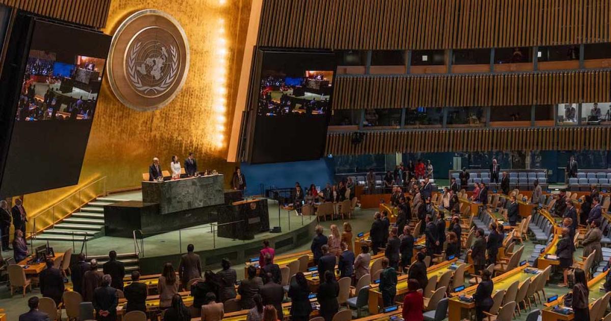 La ONU avaloacute la solucioacuten de los dos Estados para Palestina e Israel- Argentina votoacute en contra