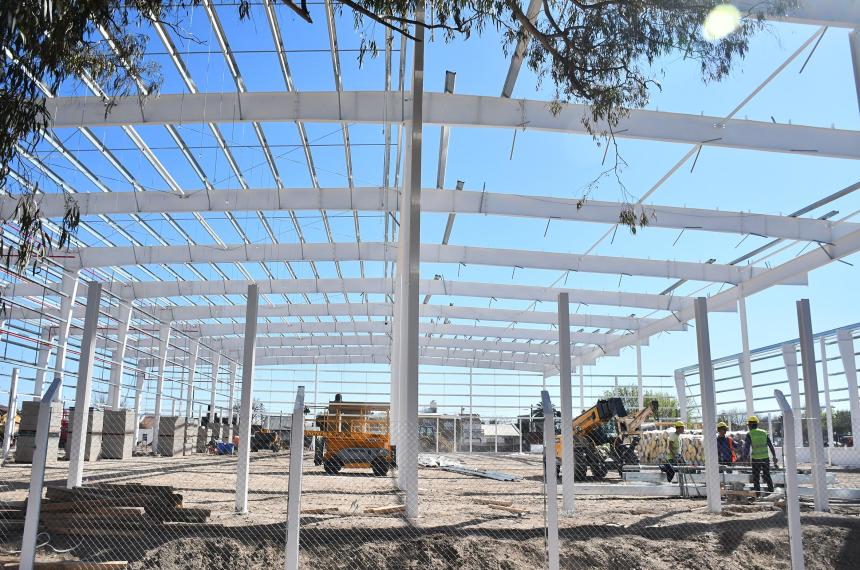 El avance de la obra de Carrefour en La Rural
