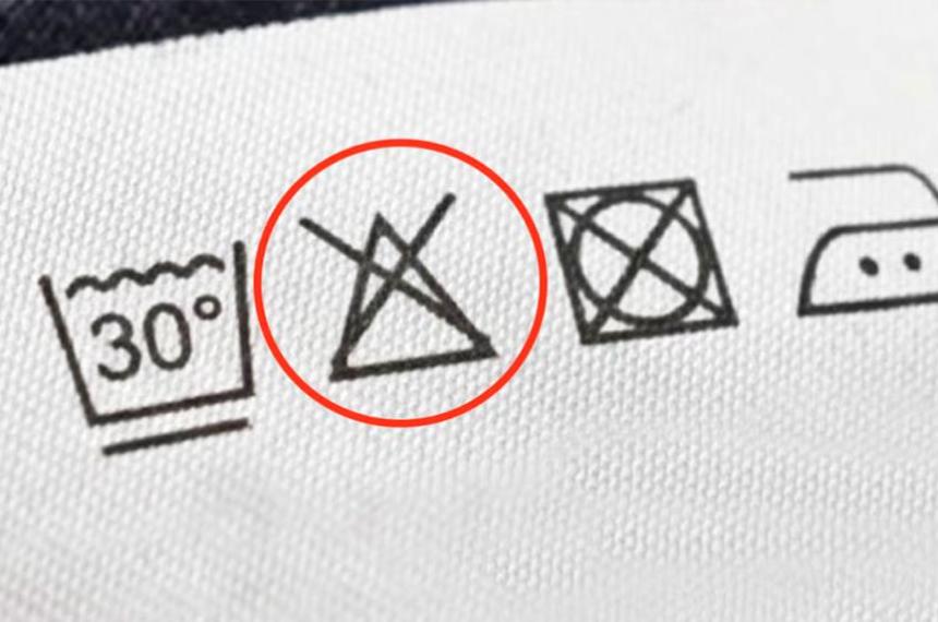 iquestQueacute significa el triaacutengulo con una X en la etiqueta de tu ropa