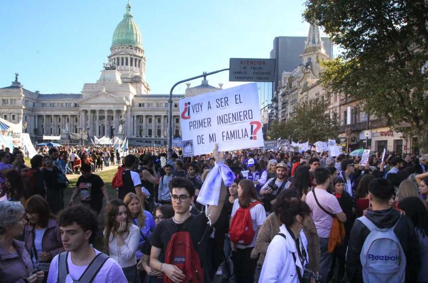 Se realiza este mieacutercoles otra Marcha Federal al Congreso contra los vetos de Milei