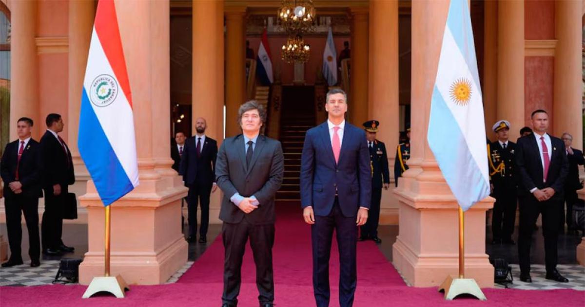 Milei en Paraguay- encuentro bilateral con Pentildea y participacioacuten en la CPAC