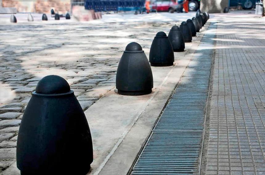 Bolardos- en CABA denuncian un curro millonario