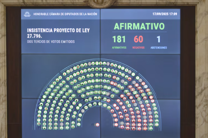 Doble derrota para Milei- Diputados rechazoacute los vetos al financiamiento universitario y el Garrahan