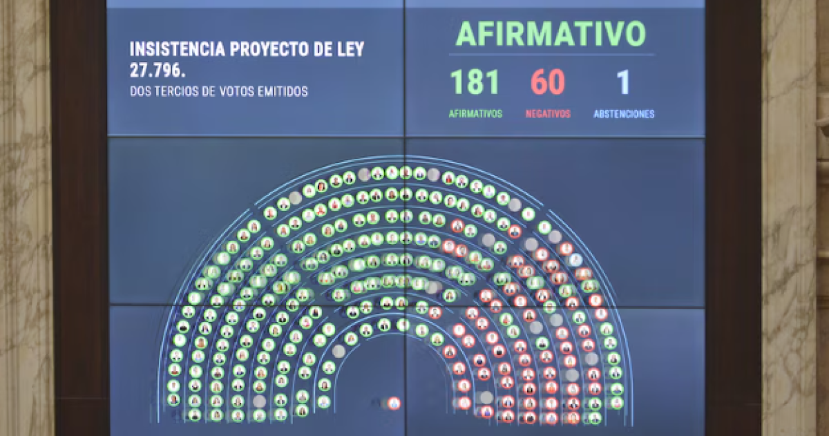 Doble derrota para Milei- Diputados rechazoacute los vetos al financiamiento universitario y el Garrahan