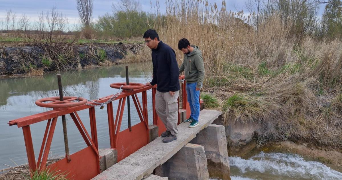 Funcionarios del EPRC recorrieron la zona de riego del Valle Riacuteo Colorado