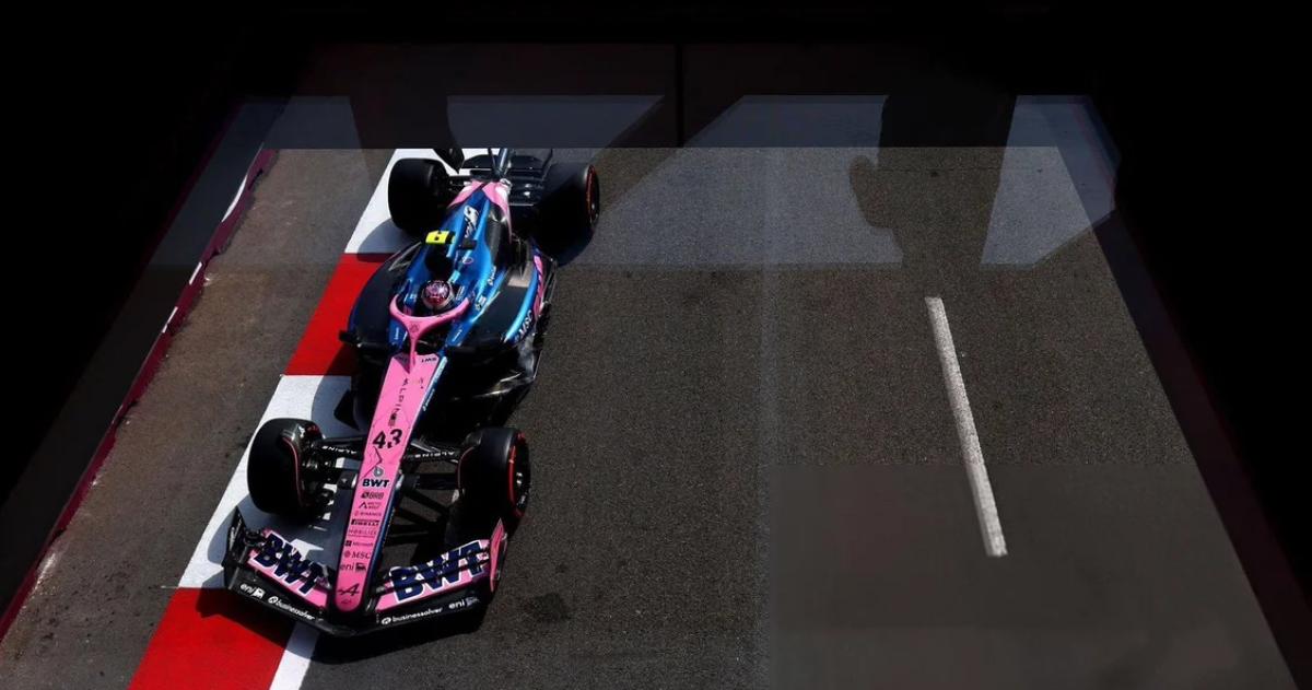 Colapinto no tuvo un buen inicio en el GP de Azerbaiyaacuten